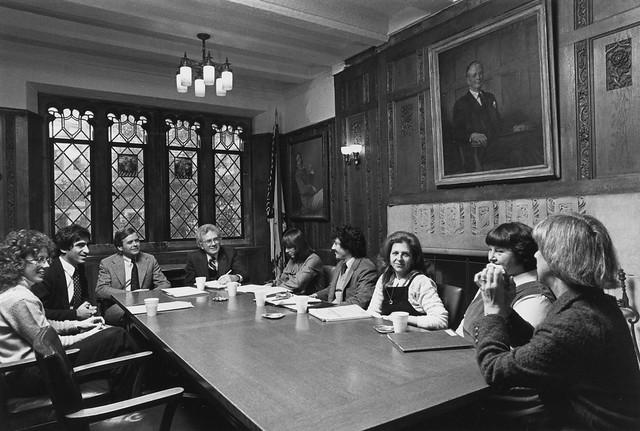 Photo of Ernest Boyers and colleagues at the Yale-New Haven Teachers Institute.